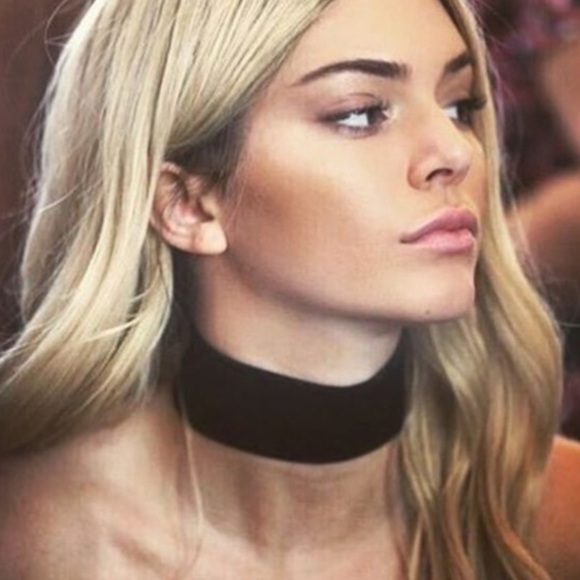 Free People Jewelry - Free People Thick Black Choker